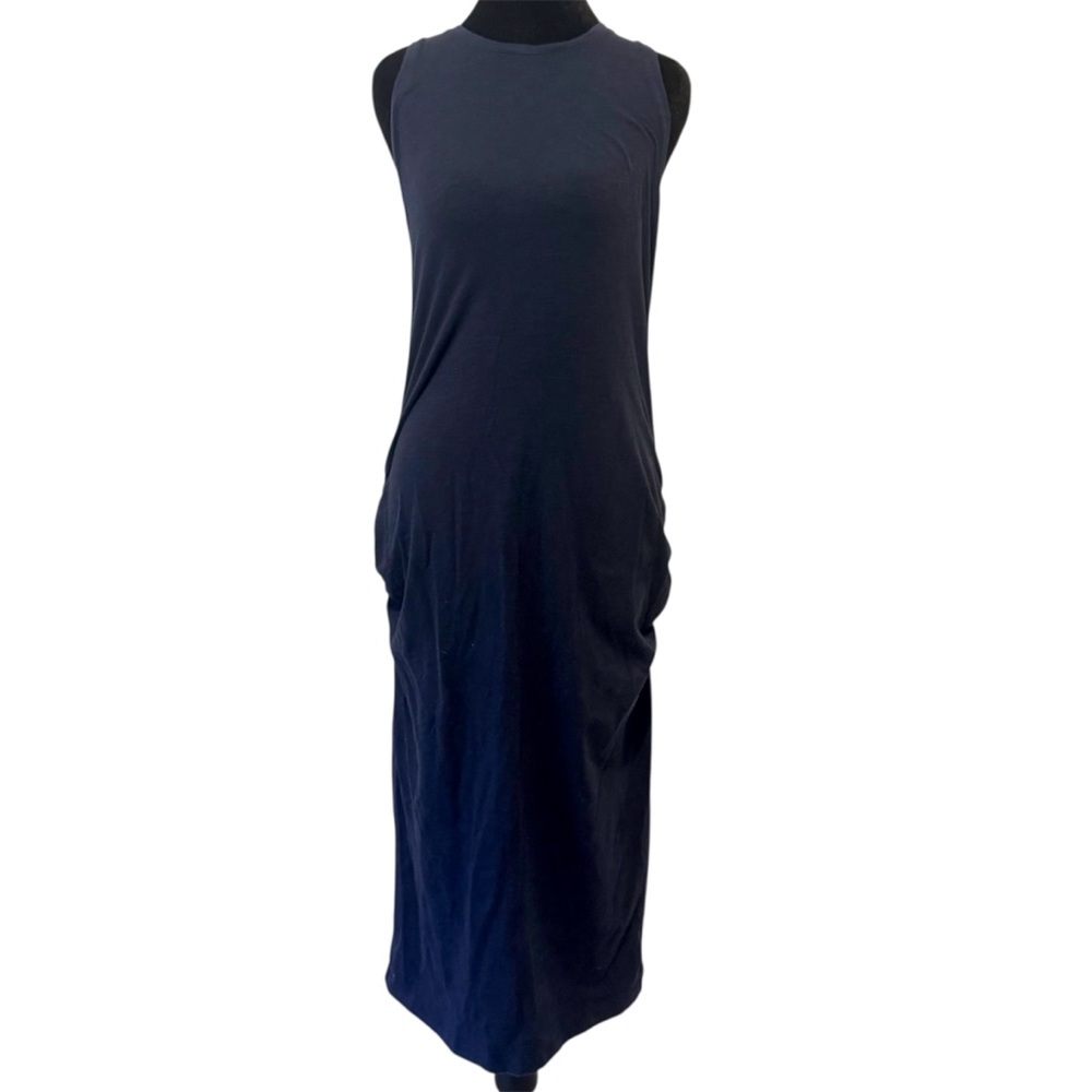 Old Navy Maternity Sleeveless Midi Dress Dark Blue